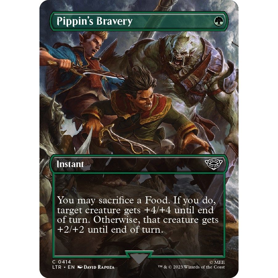 Image for Pippin's Bravery (Borderless) (414) (LTR) - Magic: The Gathering