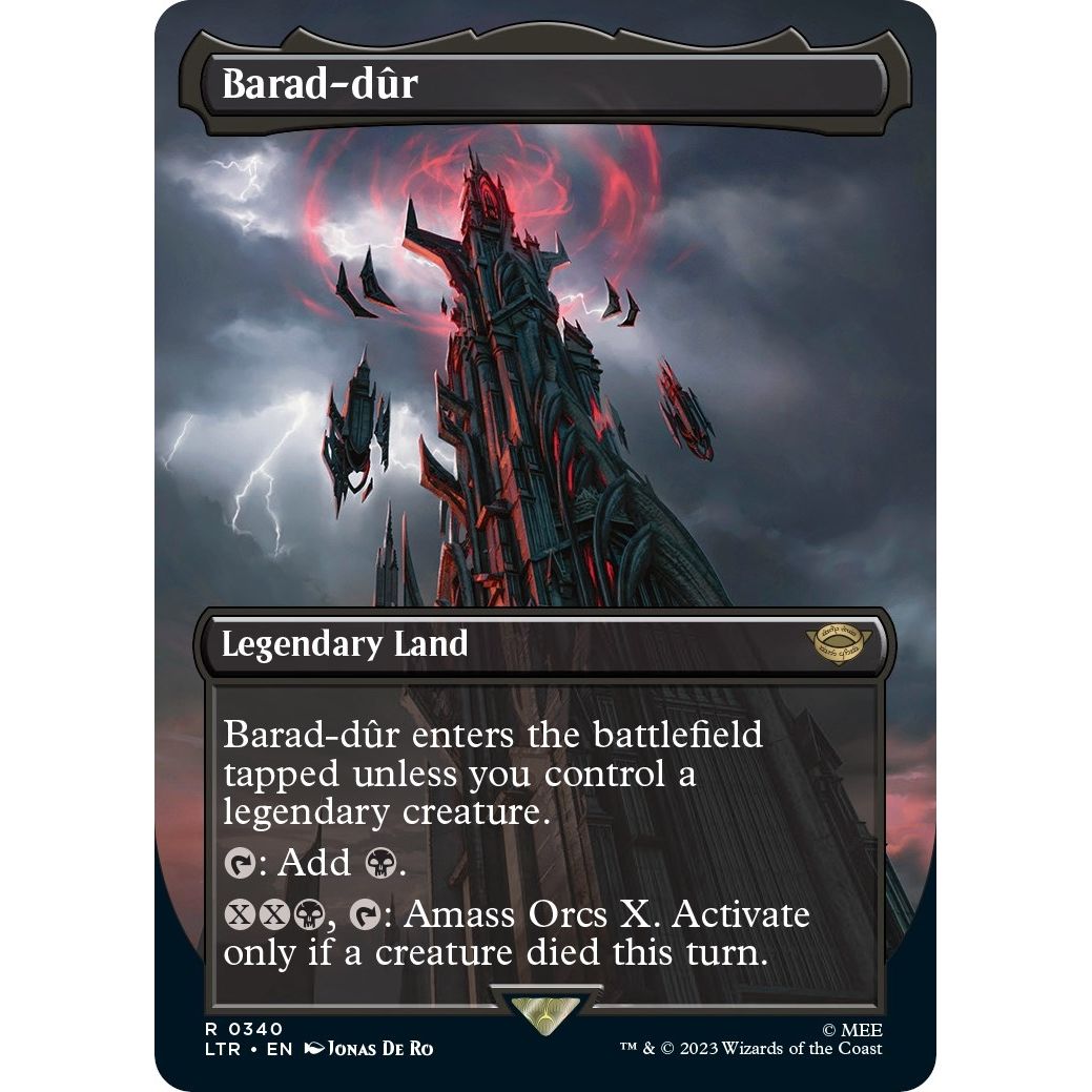Image for Barad-dur (0340) (Borderless) (340) (LTR) - Magic: The Gathering