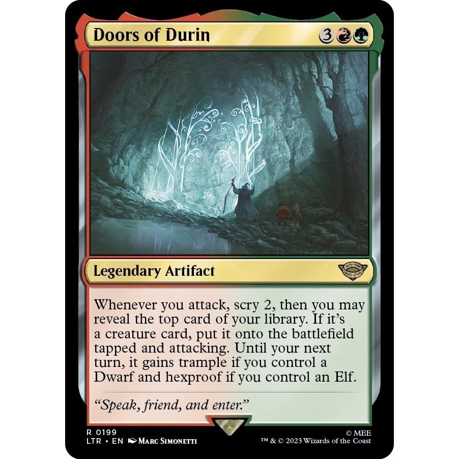 Image for Doors of Durin (199) (LTR) - Magic: The Gathering