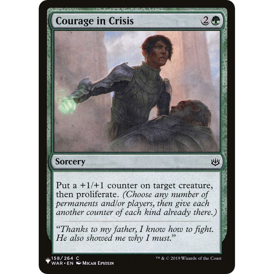 Image for Courage in Crisis (158/264) (LIST) - Magic: The Gathering