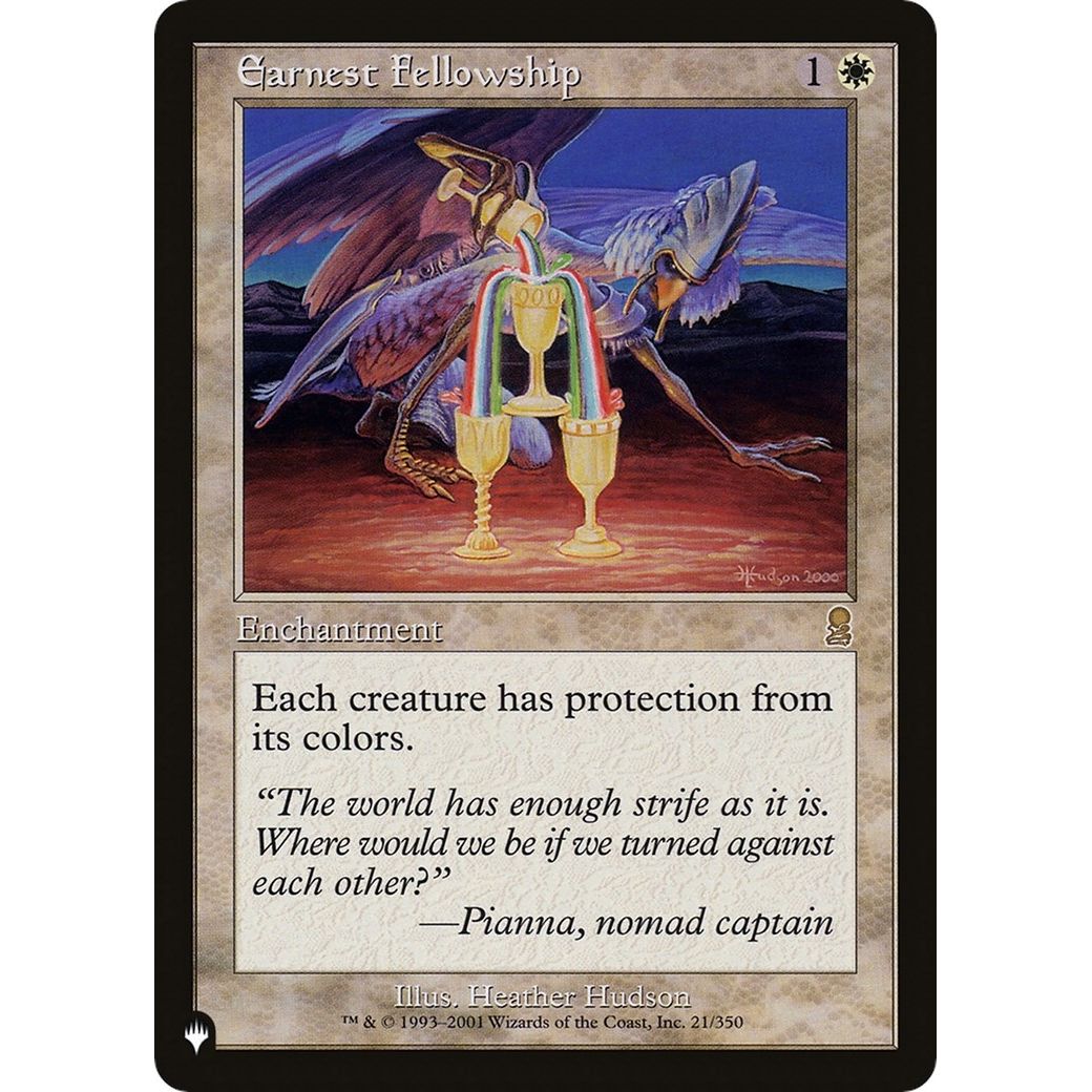 Image for Earnest Fellowship (21/350) (LIST) - Magic: The Gathering