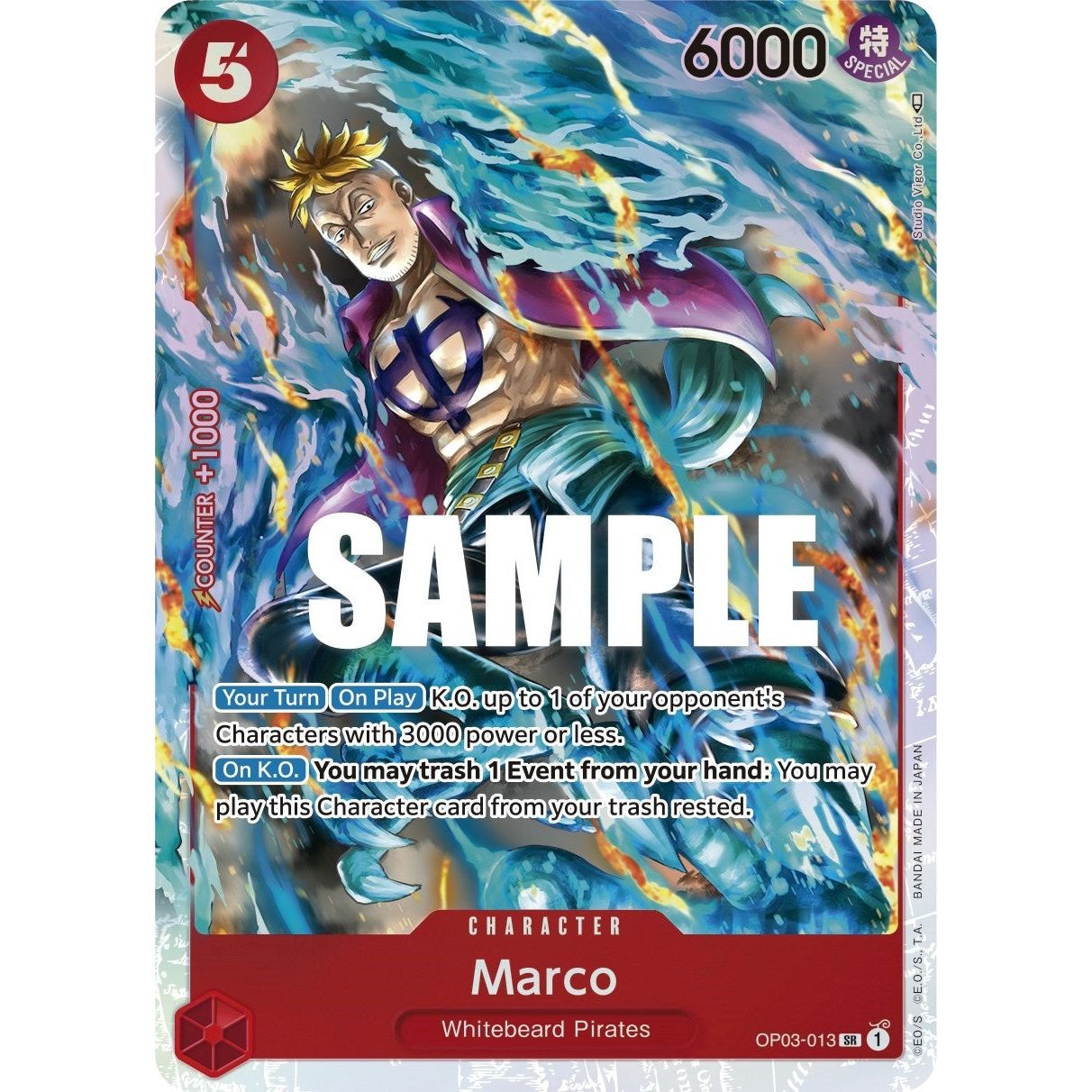 Image for Marco (OP03-013) (OP03) - One Piece Card Game