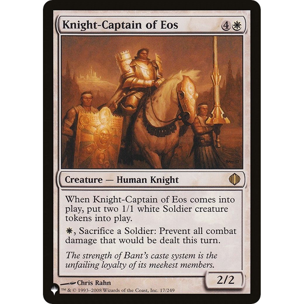 Image for Knight-Captain of Eos (17/249) (LIST) - Magic: The Gathering