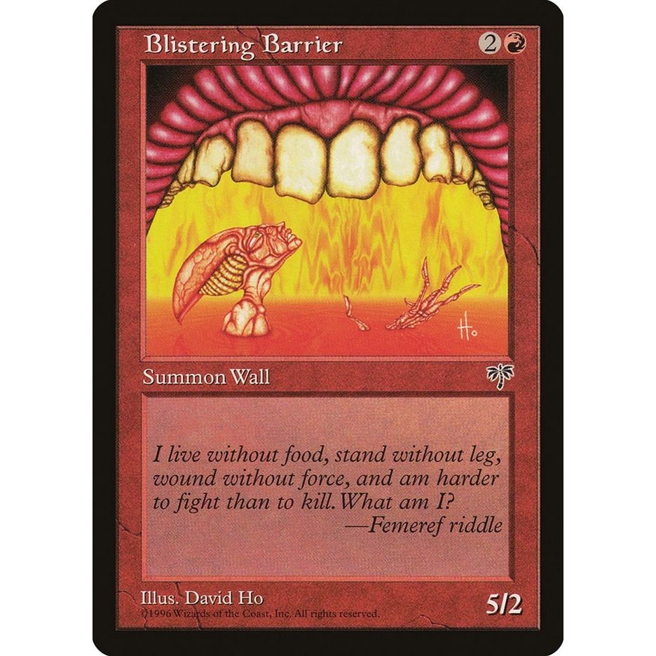 Image for Blistering Barrier (MIR) - Magic: The Gathering