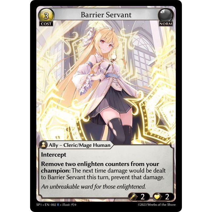 Image for Barrier Servant (002) (SP1) - Grand Archive TCG