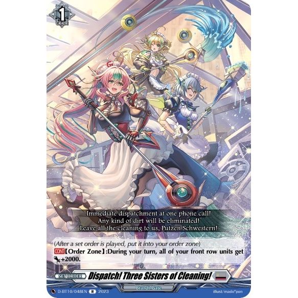 Image for Dispatch! Three Sisters of Cleaning! (D-BT10/048EN) (D-BT10) - Cardfight Vanguard