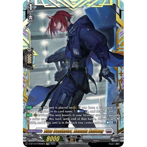 Image for Blue Deathster, Hanada Halfway (FFR) (D-BT10/FFR09EN) (D-BT10) - Cardfight Vanguard