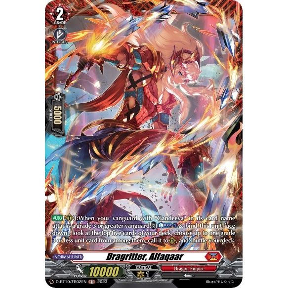 Image for Dragritter, Alfaqaar (FR) (D-BT10/FR02EN) (D-BT10) - Cardfight Vanguard