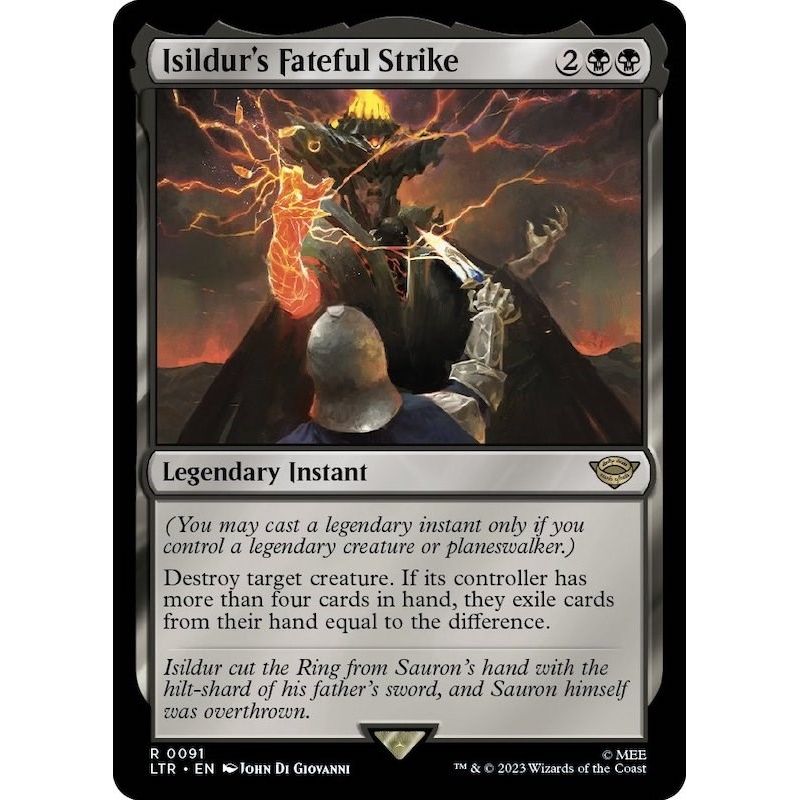 Image for Isildur's Fateful Strike (91) (LTR) - Magic: The Gathering