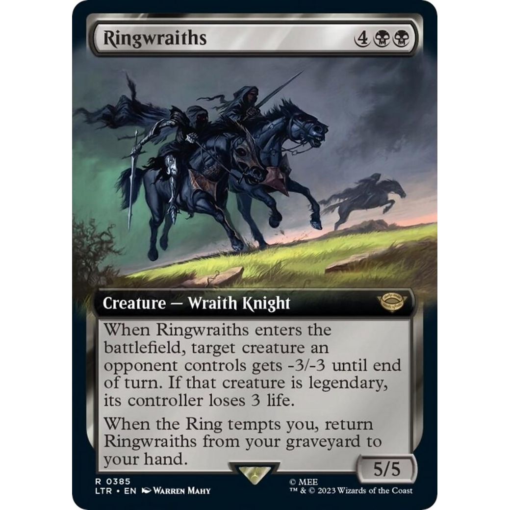 Image for Ringwraiths (Extended Art) (385) (LTR) - Magic: The Gathering