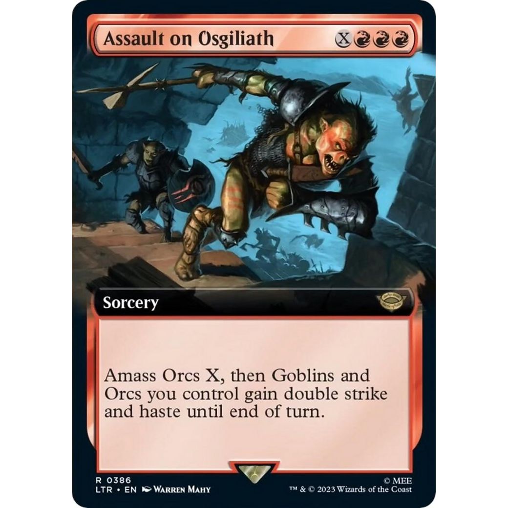 Image for Assault on Osgiliath (Extended Art) (386) (LTR) - Magic: The Gathering