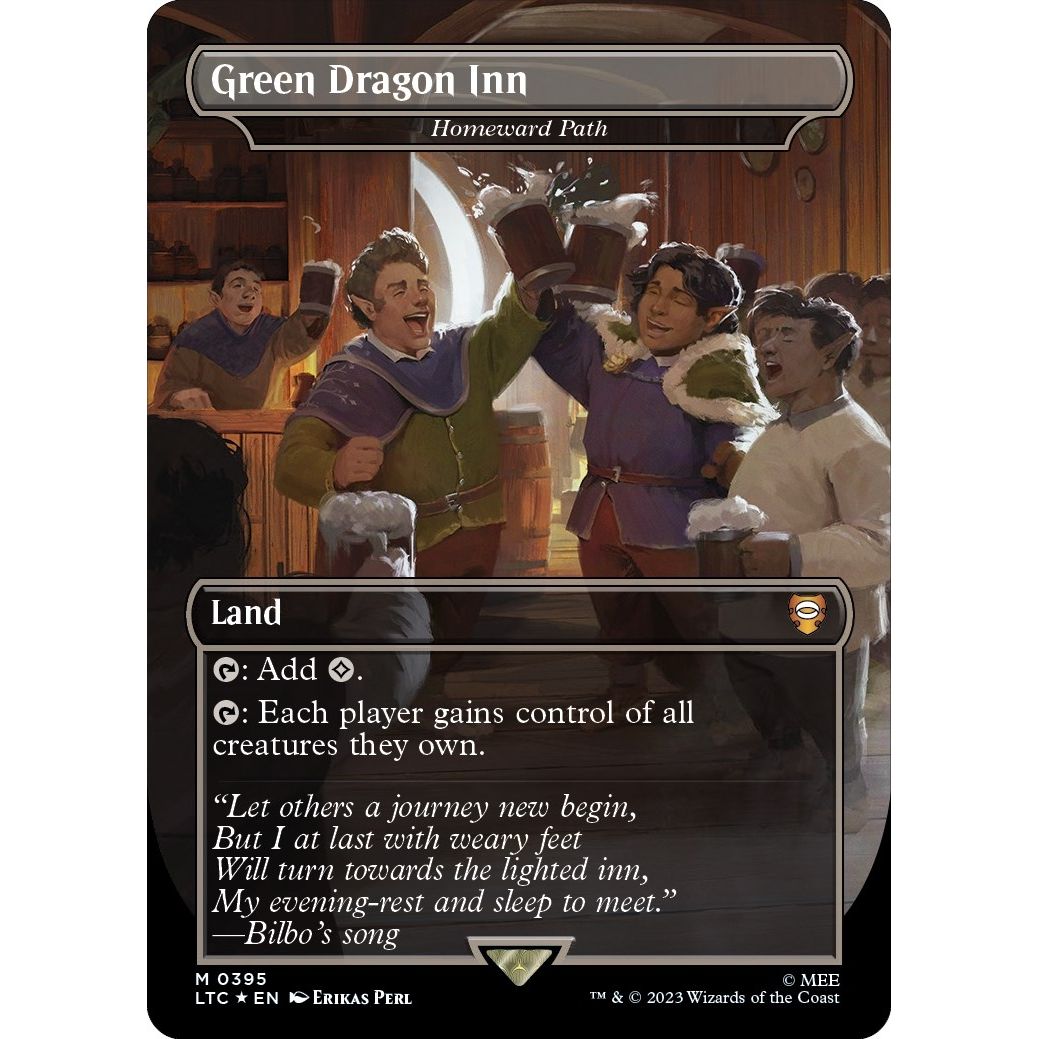 Image for Green Dragon Inn - Homeward Path (Surge Foil) (395) (LTC) - Magic: The Gathering