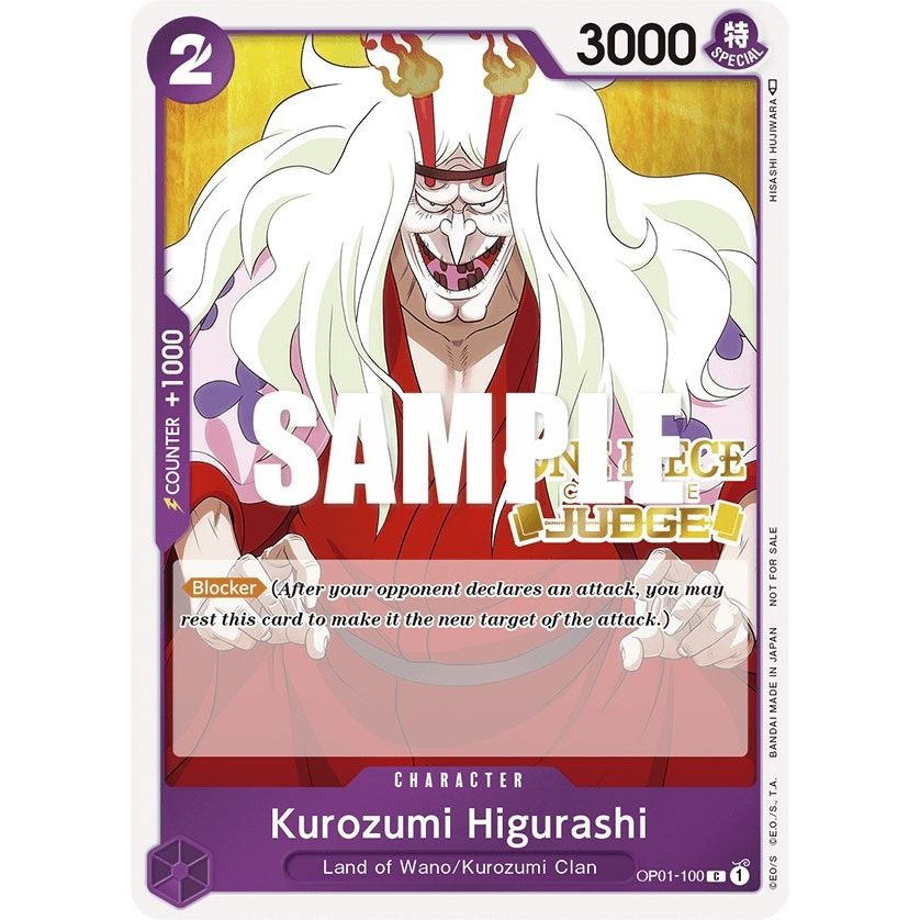 Image for Kurozumi Higurashi (Judge) (OP01-100) (OP-PR) - One Piece Card Game