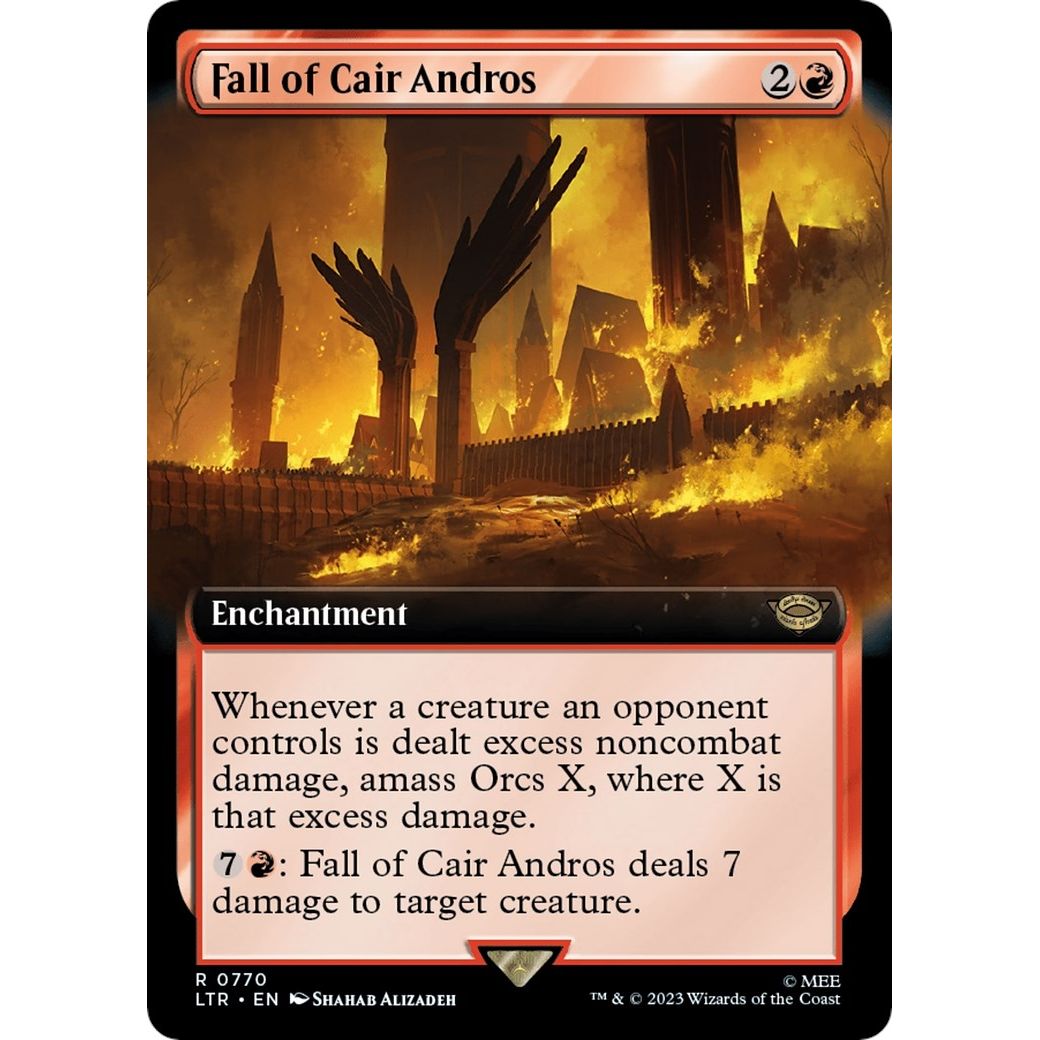 Image for Fall of Cair Andros (Extended Art) (Surge Foil) (770) (LTR) - Magic: The Gathering