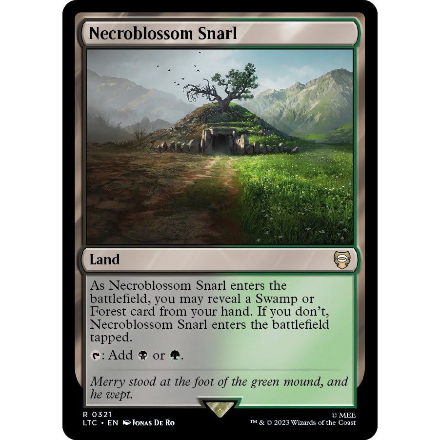 Image for Necroblossom Snarl (321) (LTC) - Magic: The Gathering