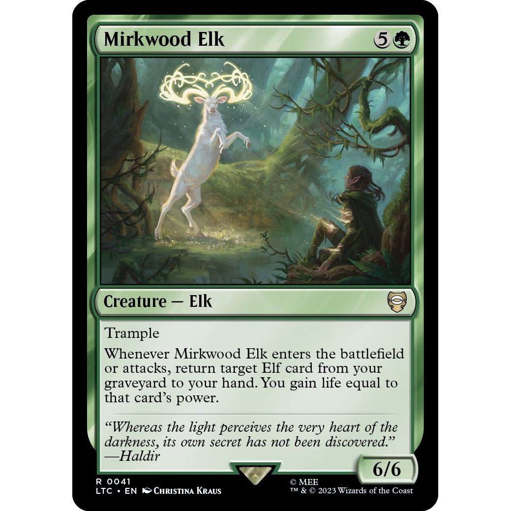 Image for Mirkwood Elk (41) (LTC) - Magic: The Gathering