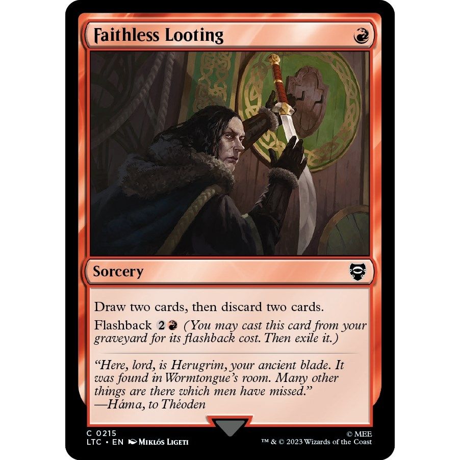 Image for Faithless Looting (215) (LTC) - Magic: The Gathering