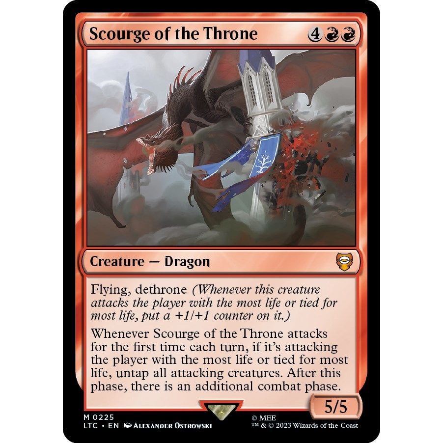 Image for Scourge of the Throne (225) (LTC) - Magic: The Gathering