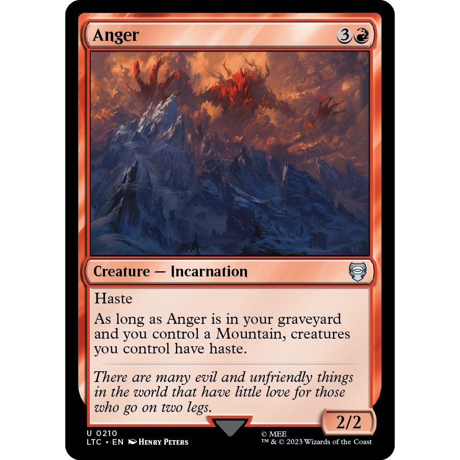 Image for Anger (210) (LTC) - Magic: The Gathering