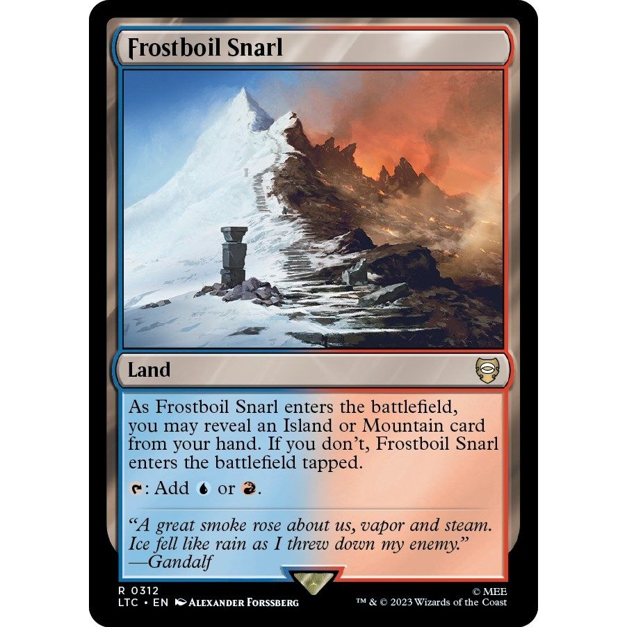 Image for Frostboil Snarl (312) (LTC) - Magic: The Gathering