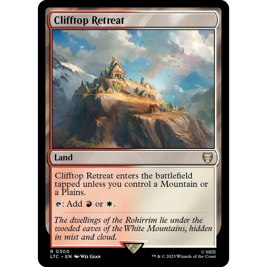 Image for Clifftop Retreat (300) (LTC) - Magic: The Gathering