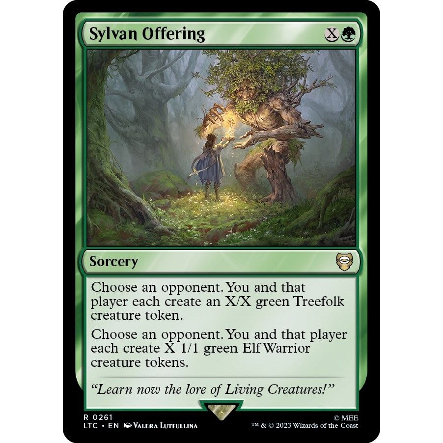 Image for Sylvan Offering (261) (LTC) - Magic: The Gathering