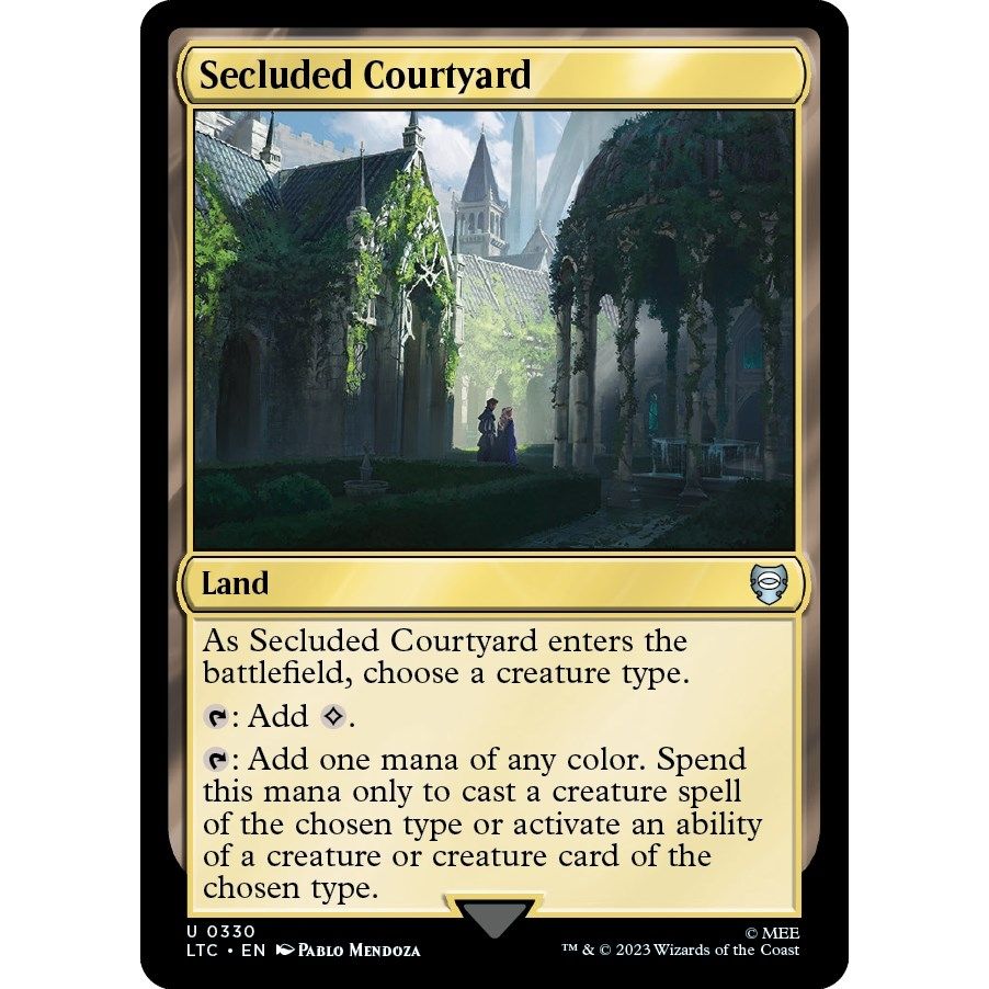 Image for Secluded Courtyard (330) (LTC) - Magic: The Gathering