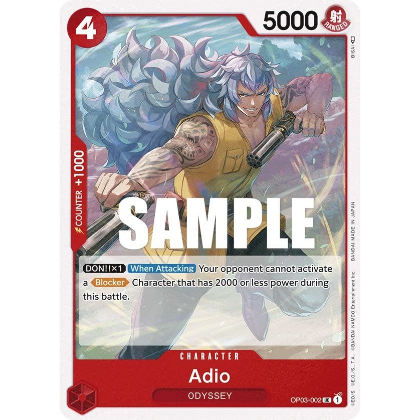 Image for Adio (OP03-002) (OP03) - One Piece Card Game
