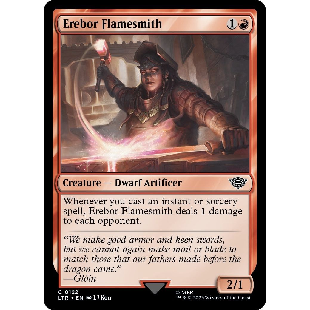 Image for Erebor Flamesmith (122) (LTR) - Magic: The Gathering