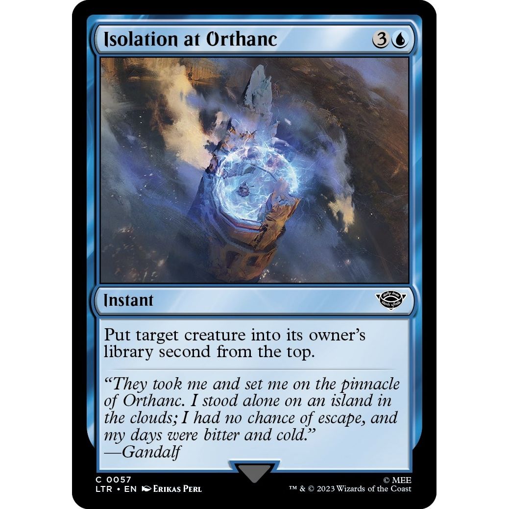 Image for Isolation at Orthanc (57) (LTR) - Magic: The Gathering