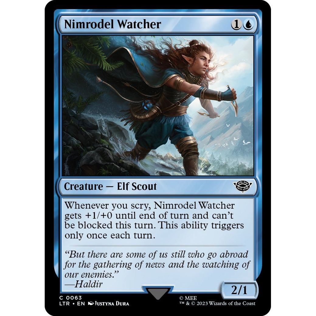 Image for Nimrodel Watcher (63) (LTR) - Magic: The Gathering