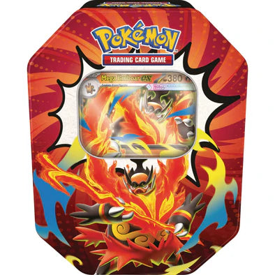 Pokemon - Mega Evolution Tin - Ascended Heroes - Mega Emboar ex