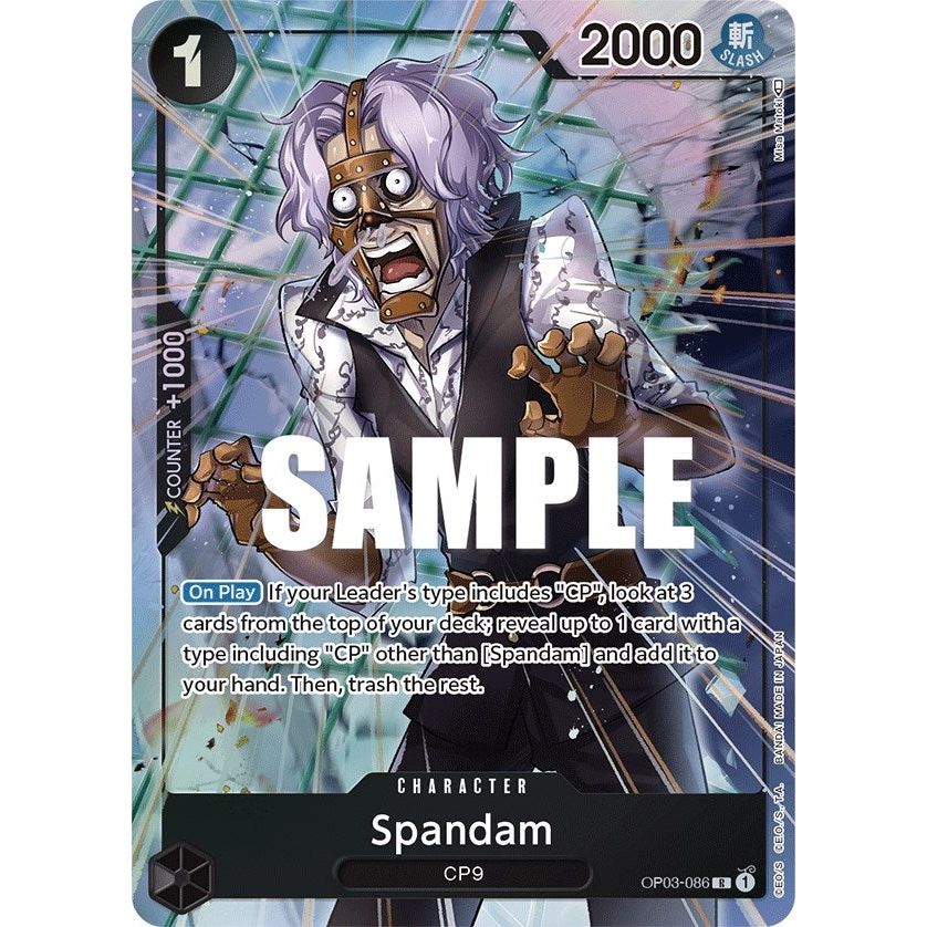 Image for Spandam (Alternate Art) (OP03-086) (OP03) - One Piece Card Game