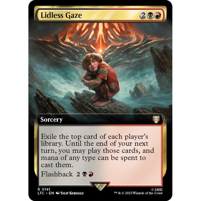 Image for Lidless Gaze (Extended Art) (141) (LTC) - Magic: The Gathering