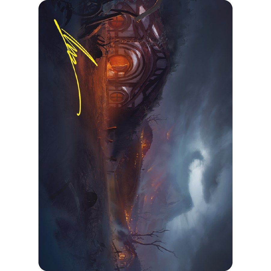 Image for Field of Ruin Art Card (Gold-Stamped Signature) (77) (ASLTR) - Magic: The Gathering