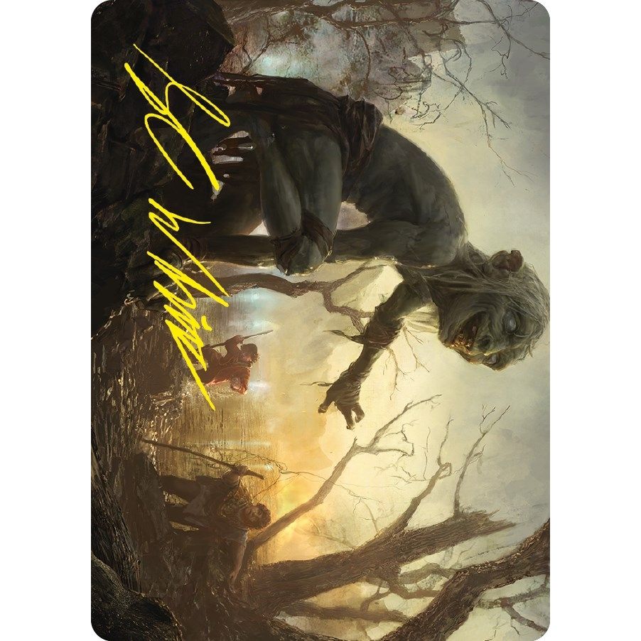 Image for Smeagol, Helpful Guide Art Card (Gold-Stamped Signature) (24) (ASLTR) - Magic: The Gathering