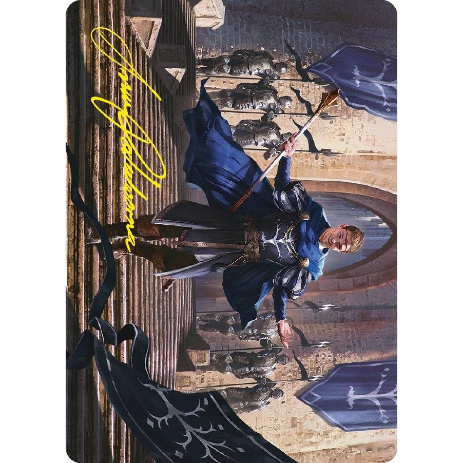 Image for Faramir, Steward of Gondor Art Card (Gold-Stamped Signature) (62) (ASLTR) - Magic: The Gathering