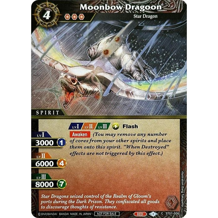 Image for Moonbow Dragoon (Silver Foil) (ST01-006) (ST01) - Battle Spirits Saga
