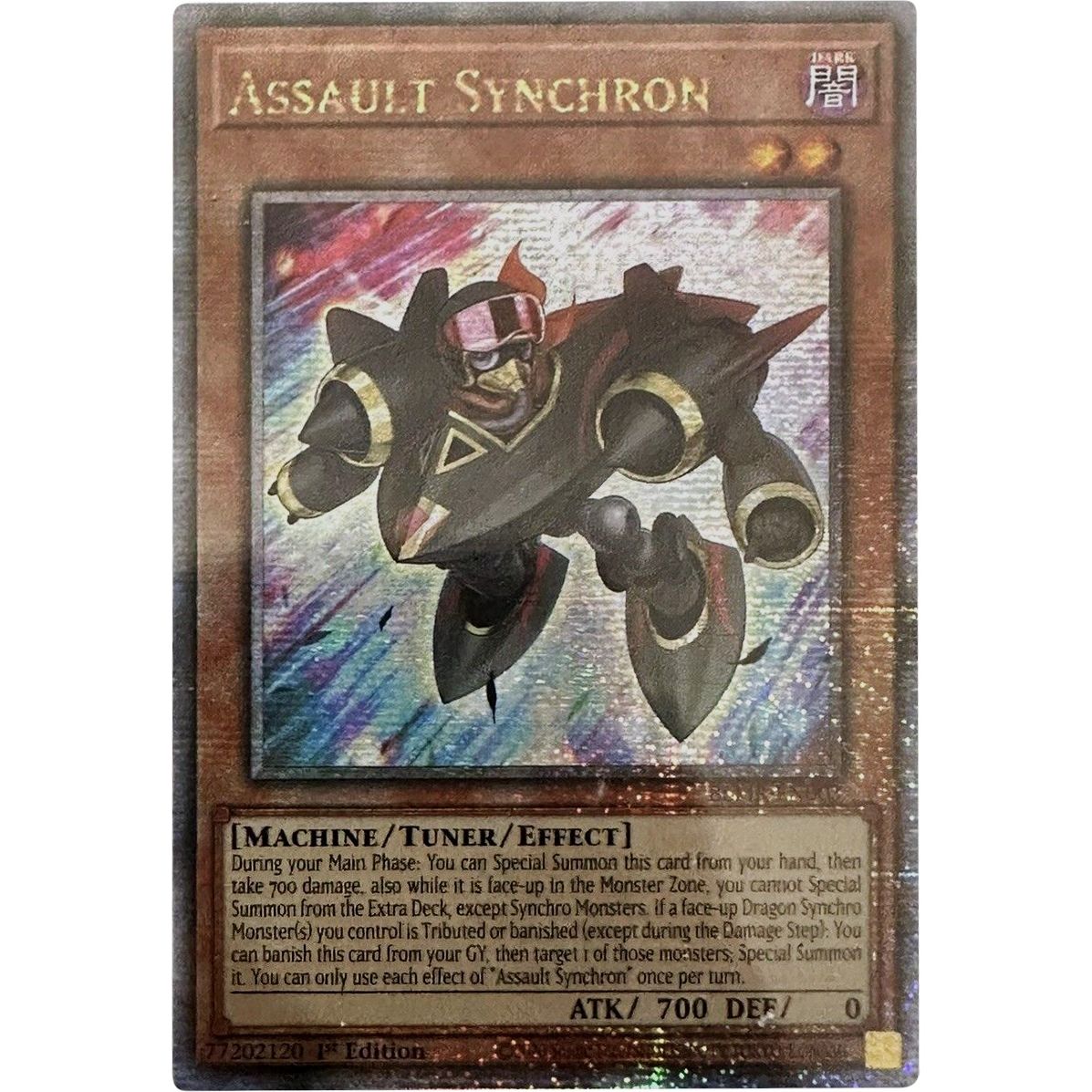 Image for Assault Synchron (Quarter Century Secret Rare) (BLMR-EN003) (BLMR) - YuGiOh