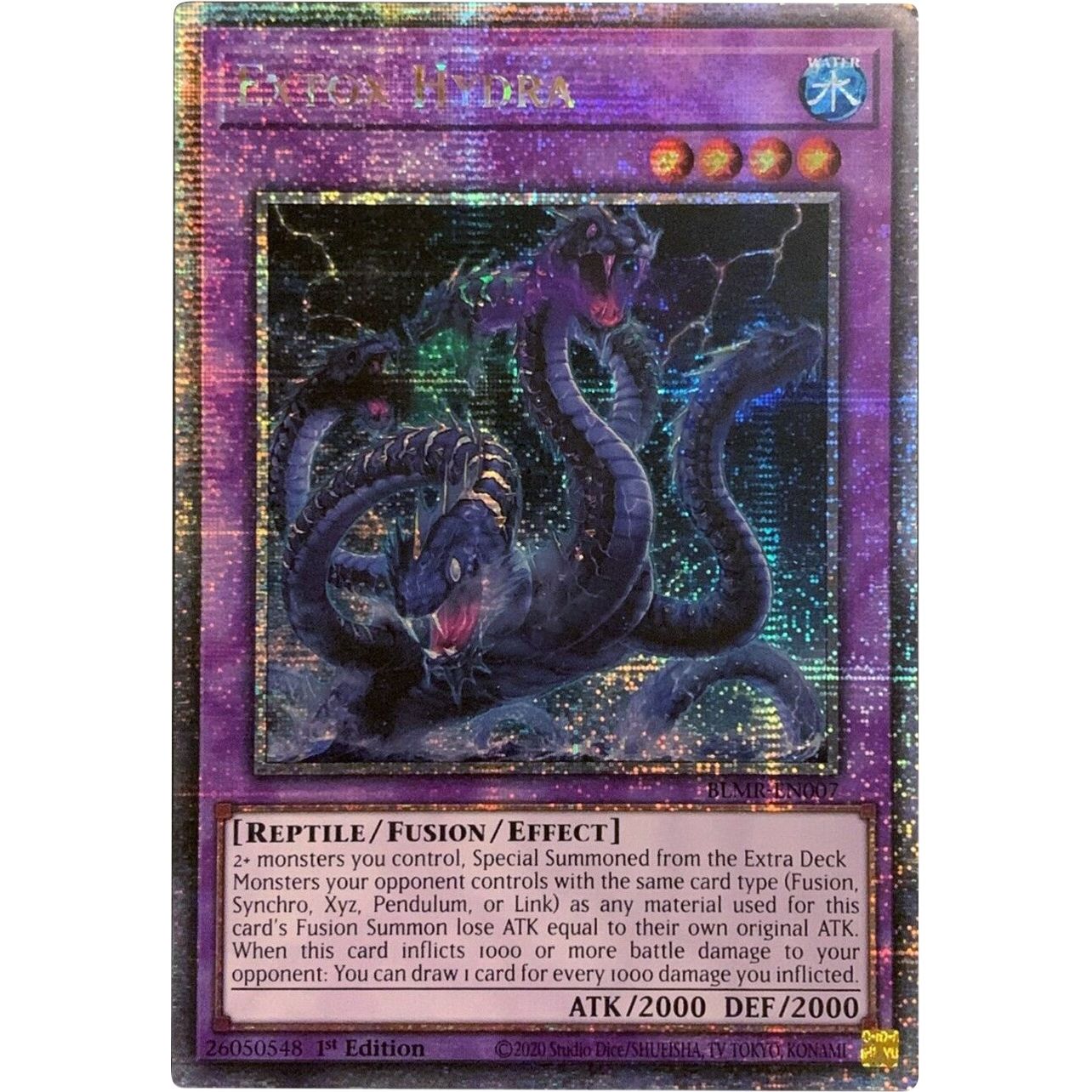 Image for Extox Hydra (Quarter Century Secret Rare) (BLMR-EN007) (BLMR) - YuGiOh