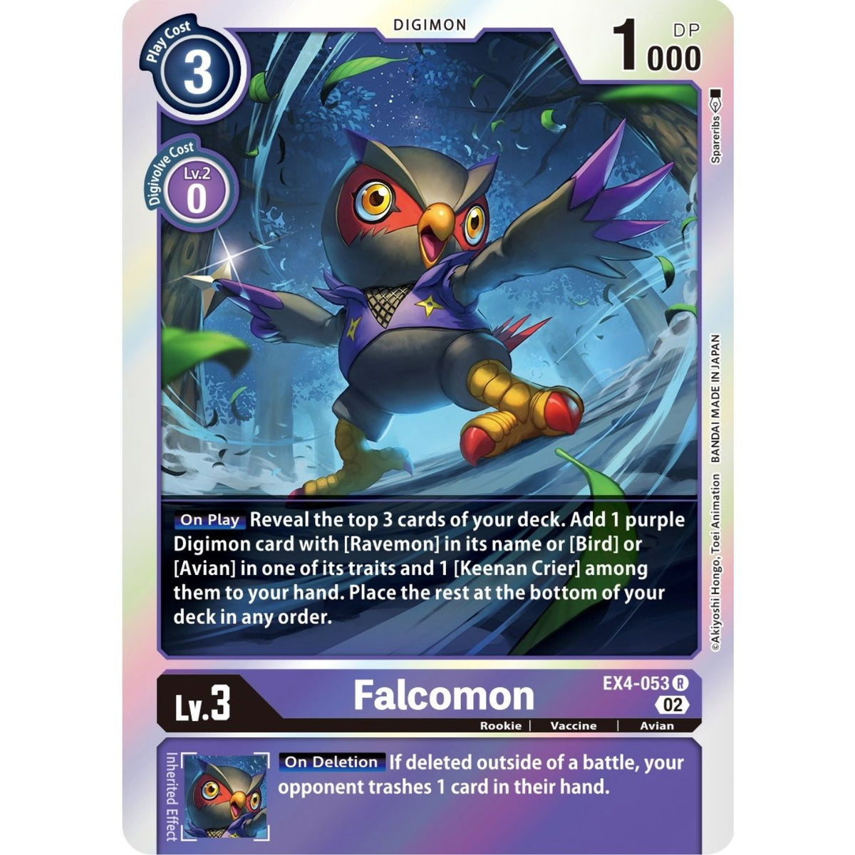 Image for Falcomon (EX4-053 R) (EX04) - Digimon Card Game