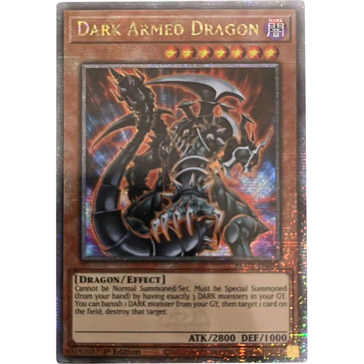 Image for Dark Armed Dragon (Quarter Century Secret Rare) (BLMR-EN054) (BLMR) - YuGiOh