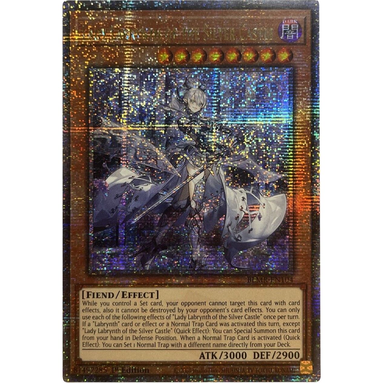 Image for Lady Labrynth of the Silver Castle (Quarter Century Secret Rare) (BLMR-EN104) (BLMR) - YuGiOh