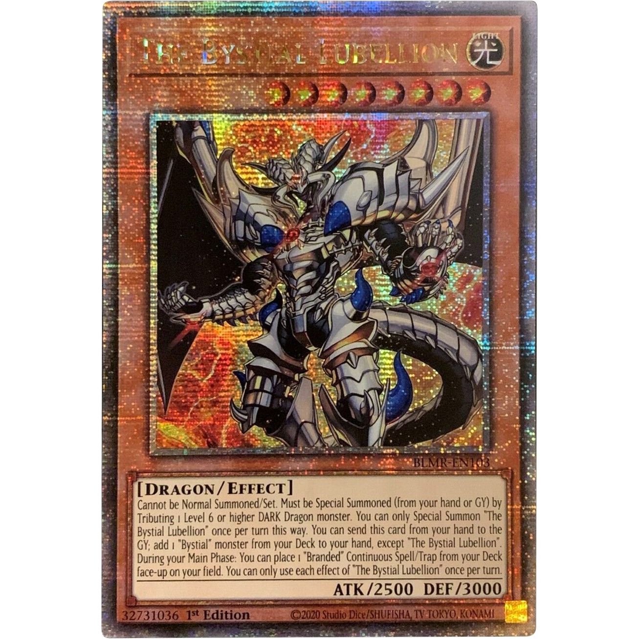 Image for The Bystial Lubellion (Quarter Century Secret Rare) (BLMR-EN103) (BLMR) - YuGiOh