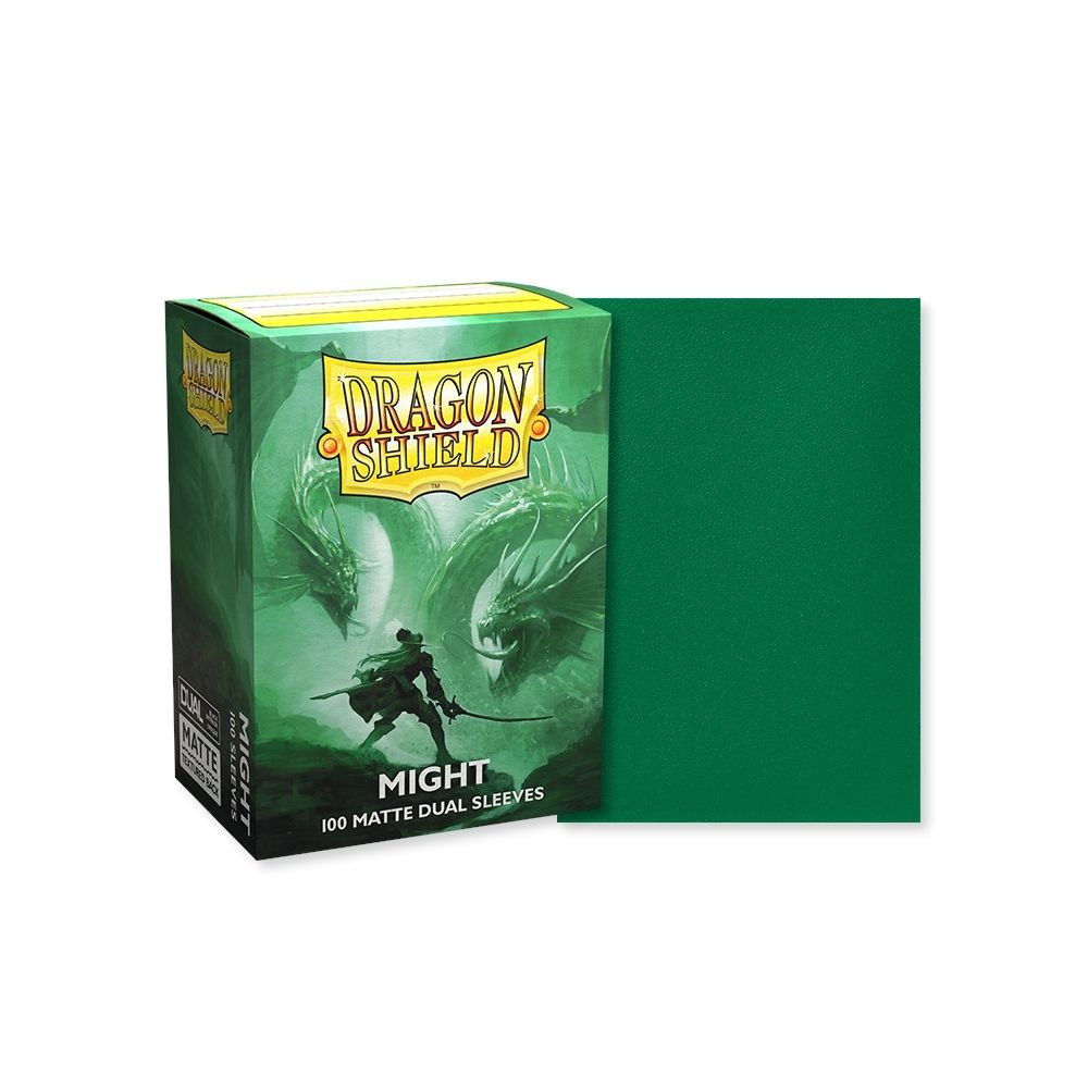 Image for Dragon Shield Dual Matte Standard Sleeves - Might (100-Pack) - Card Sleeves