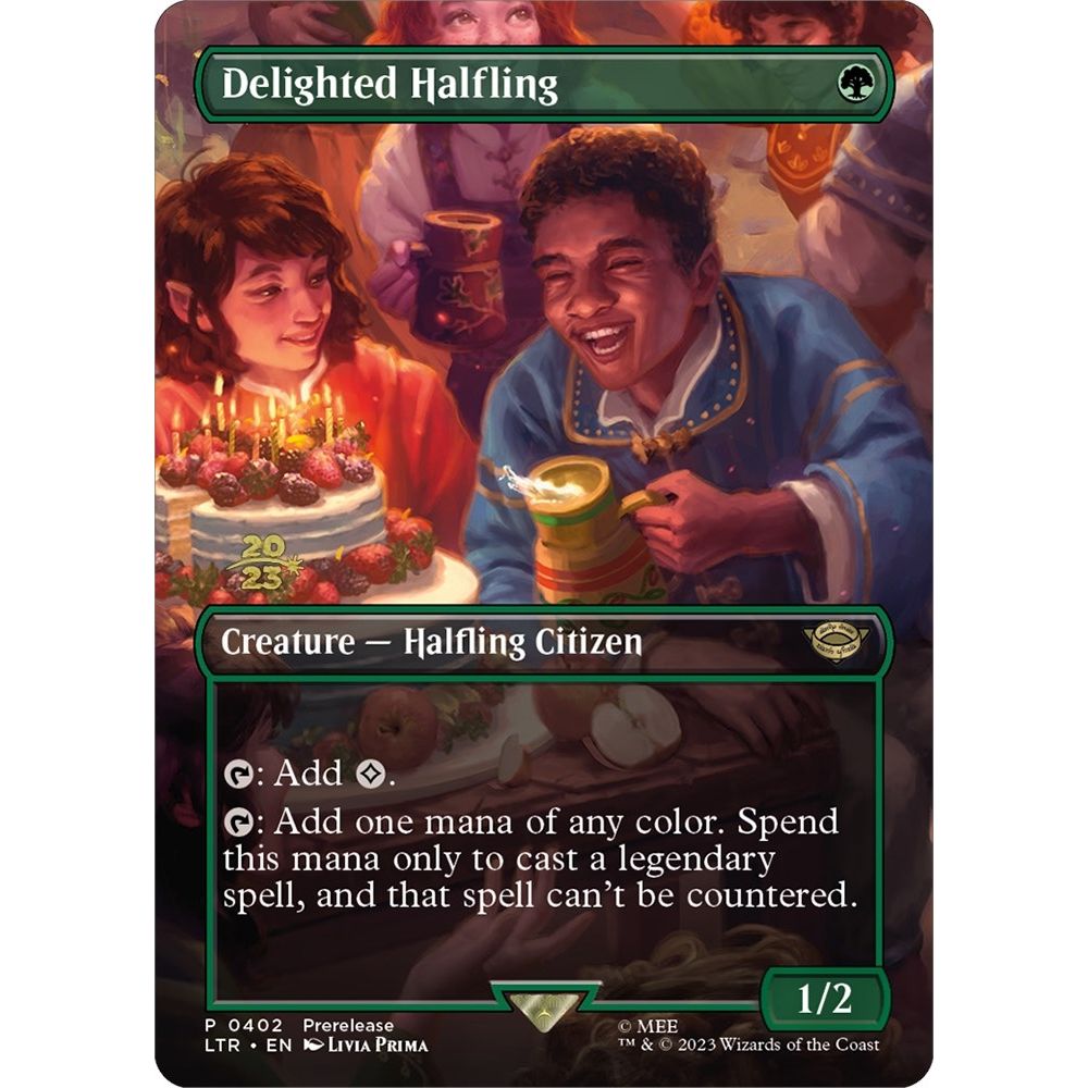 Image for Delighted Halfling (0402) (402) (PRE) - Magic: The Gathering