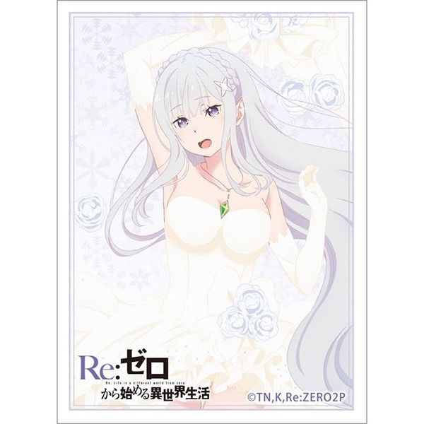 Image for Re:ZERO -Starting Life in Another World- Sleeves - Emilia/Wedding (65-pack) - Card Sleeves