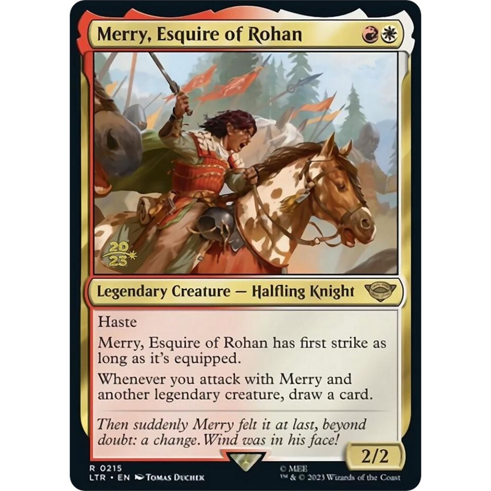 Image for Merry, Esquire of Rohan (215) (PRE) - Magic: The Gathering