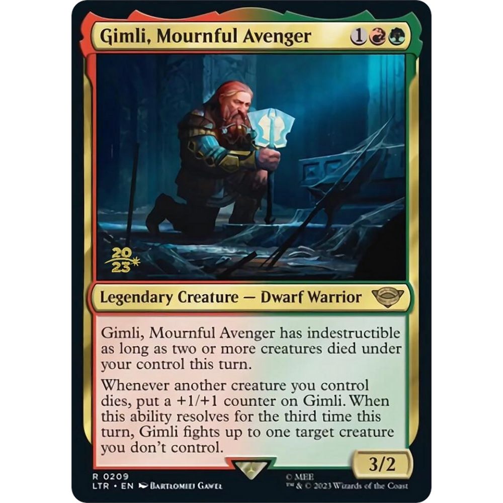 Image for Gimli, Mournful Avenger (209) (PRE) - Magic: The Gathering