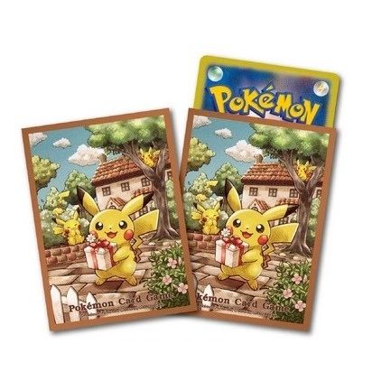 Image for Pokemon TCG: Pokemon Center Japan Exclusive Card Sleeves - Pikachu's Gift (64-Pack) - Card Sleeves